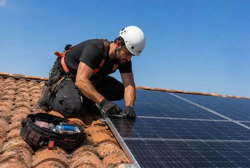 Maintenance et monitoring de panneaux solaires à Chancelade